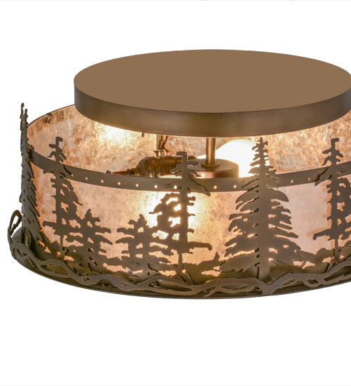 Meyda Tiffany Tall Pines 160561 Ceiling Light - Antique Copper
