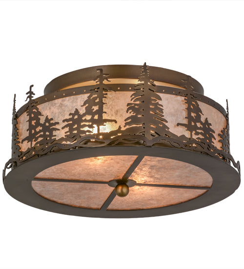 Meyda Tiffany Tall Pines 160561 Ceiling Light - Antique Copper