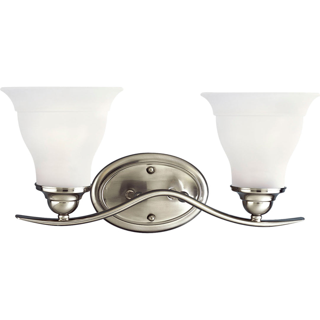 Progress Trinity P3191-09 Bath Vanity Light 18 in. wide - Brushed Nickel