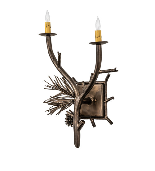 Meyda Tiffany Lone Pine 160597 Wall Light - Antique Copper