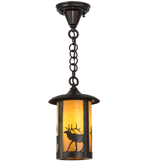 Meyda Tiffany Lighting 160626 Fulton Pendant Outdoor Bronze / Dark