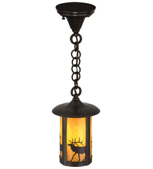 Meyda Tiffany Lighting 160626 Fulton Pendant Outdoor Bronze / Dark