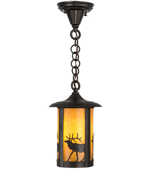 Meyda Tiffany Lighting 160626 Fulton Pendant Outdoor Bronze / Dark