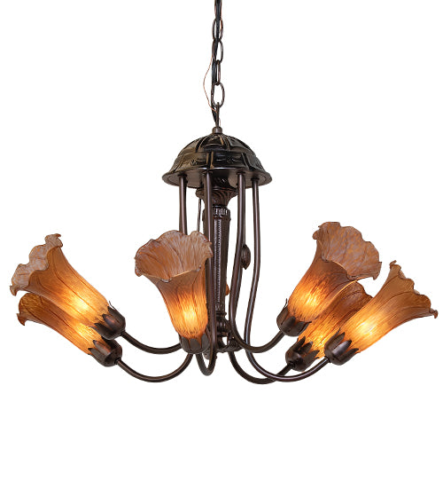 Meyda Tiffany Amber 160627 Ceiling Light - Mahogany Bronze