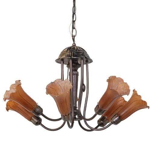 Meyda Tiffany Amber 160627 Ceiling Light - Mahogany Bronze