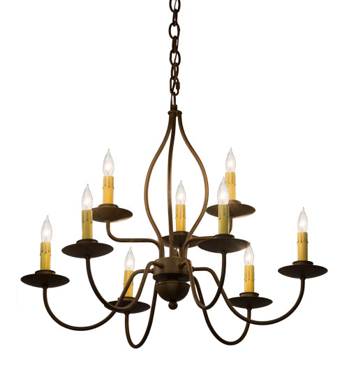 Meyda Tiffany Earl 160692 Chandelier Light - Rustic Iron