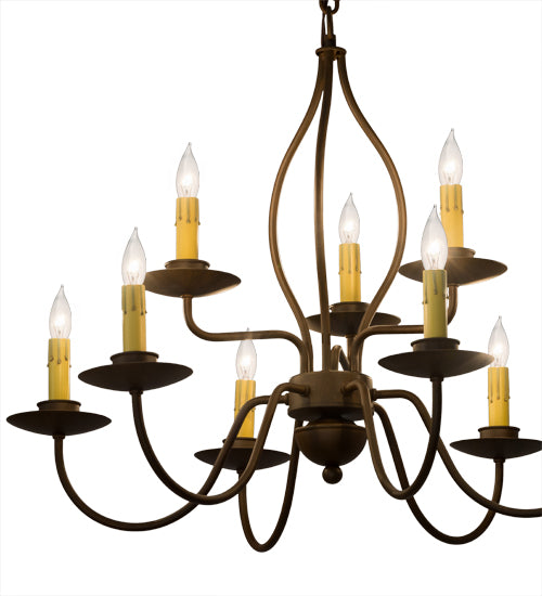 Meyda Tiffany Earl 160692 Chandelier Light - Rustic Iron
