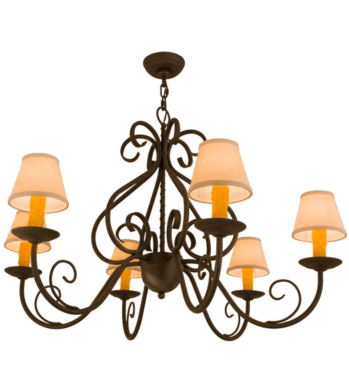 Meyda Tiffany Jenna 160717 Chandelier Light - Verdigris