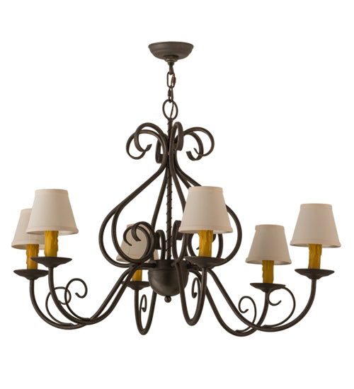 Meyda Tiffany Jenna 160717 Chandelier Light - Verdigris