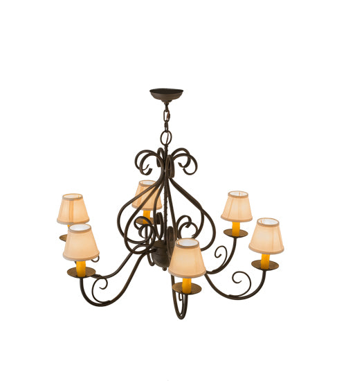Meyda Tiffany Jenna 160717 Chandelier Light - Verdigris