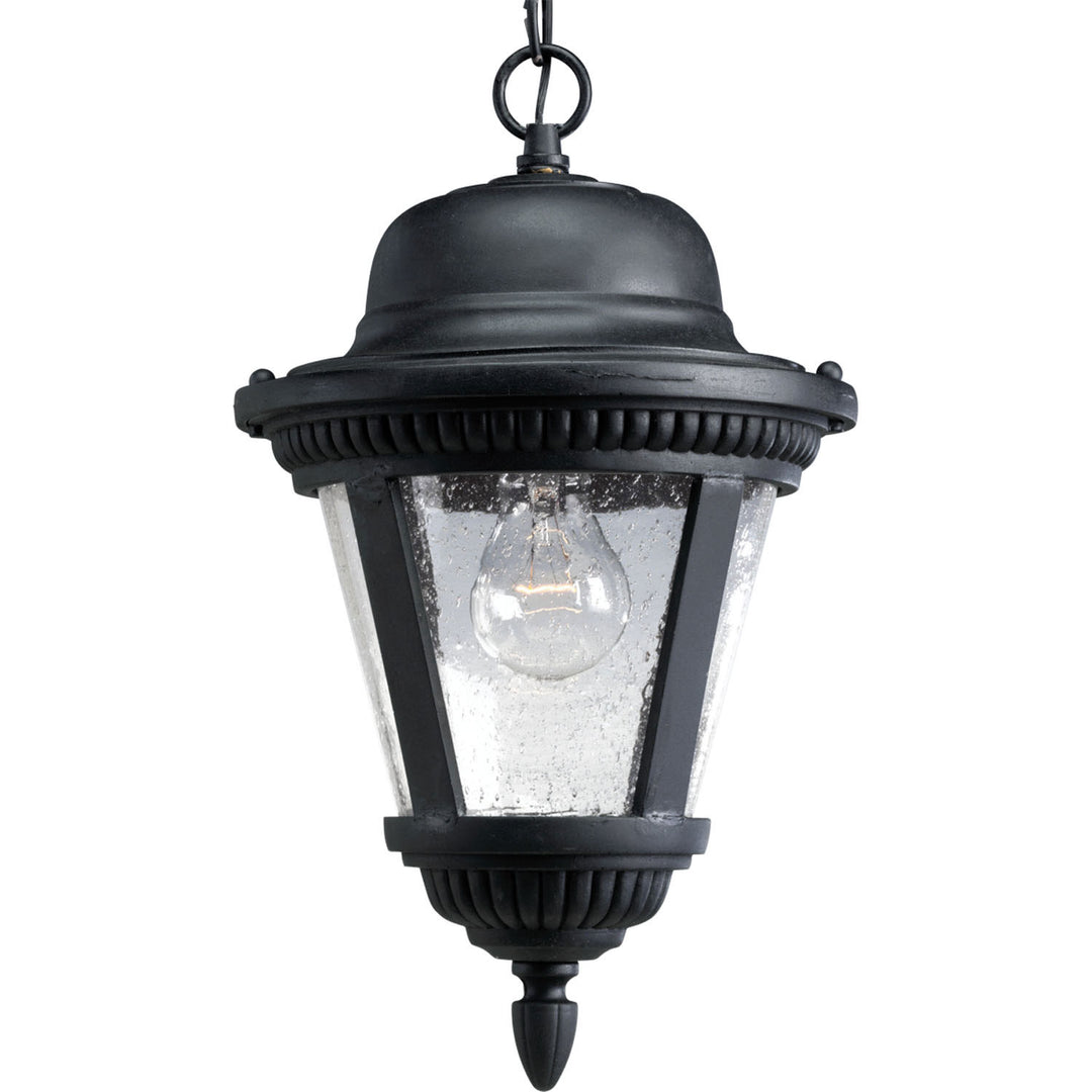 Progress Lighting P5530-31 Westport One Light Hanging Lantern Outdoor Black