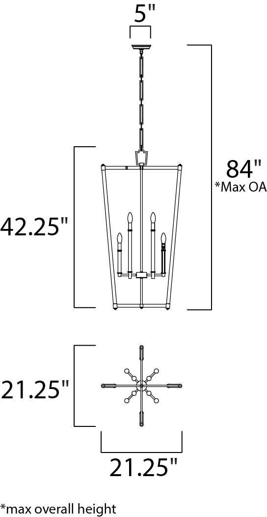 Maxim Lucent 16102CLPN Pendant Light - Polished Nickel