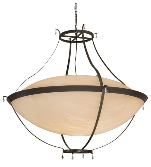 Meyda Tiffany Modesto 161054 Pendant Light - Timeless Bronze, Crystal