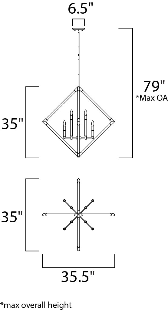 Maxim Lucent 16106CLPN Pendant Light - Polished Nickel