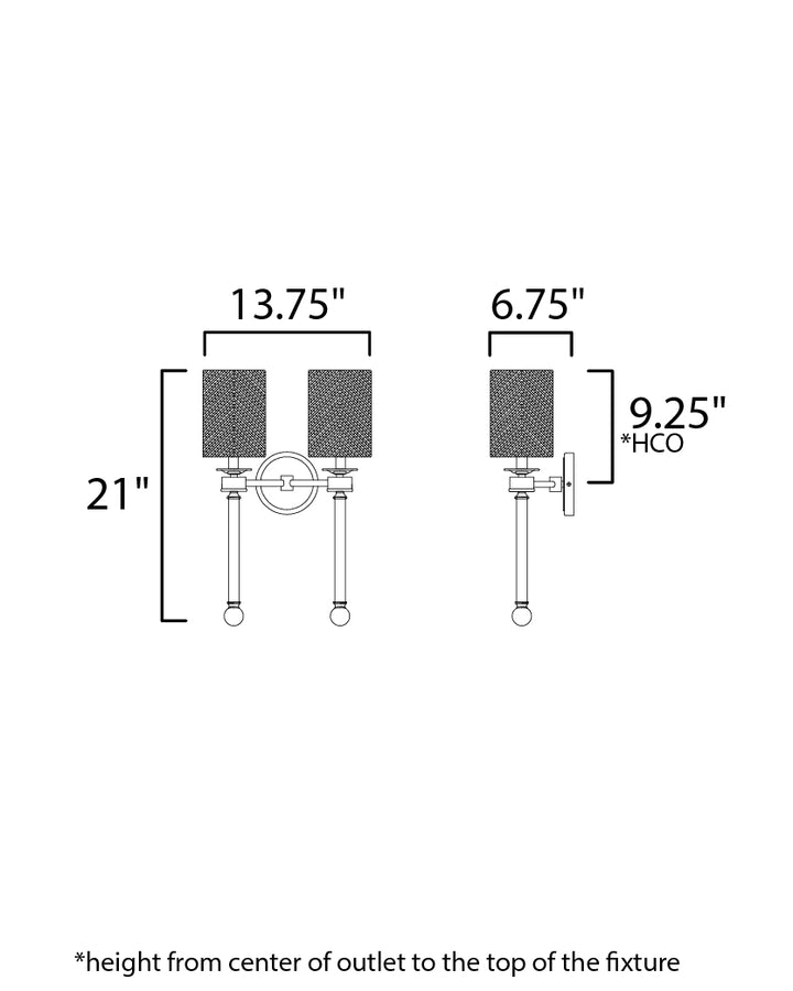 Maxim Lucent 16108WTCLPN Wall Sconce Light - Polished Nickel