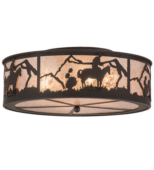 Meyda Tiffany Cowboy 161103 Ceiling Light - Dark Roast