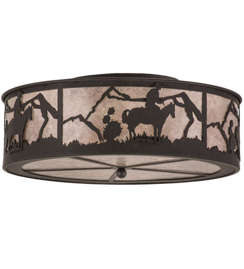 Meyda Tiffany Cowboy 161103 Ceiling Light - Dark Roast