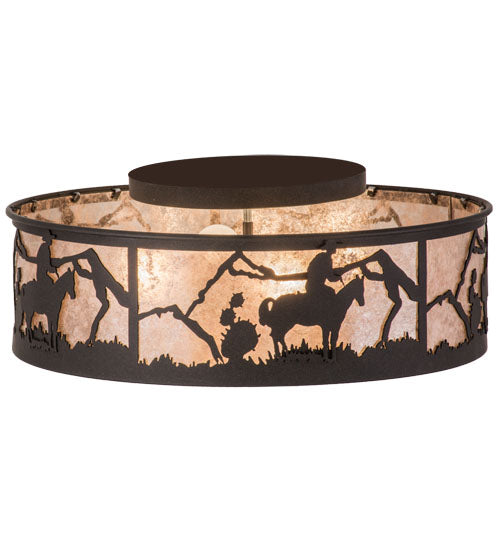 Meyda Tiffany Cowboy 161103 Ceiling Light - Dark Roast