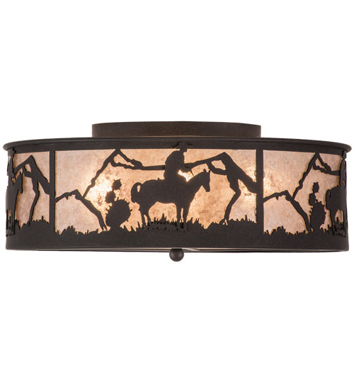 Meyda Tiffany Cowboy 161103 Ceiling Light - Dark Roast