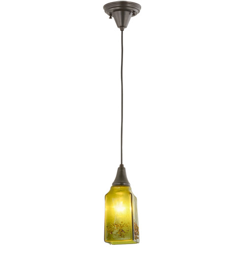 Meyda Tiffany Metro Fusion 161129 Pendant Light - Craftsman Brown