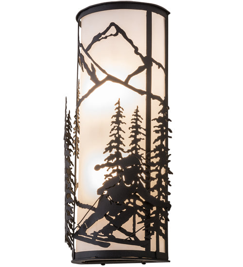 Meyda Tiffany Alpine 161246 Wall Light - Craftsman Brown