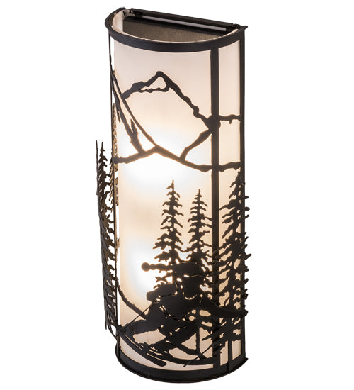 Meyda Tiffany Alpine 161246 Wall Light - Craftsman Brown