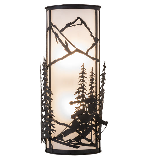 Meyda Tiffany Alpine 161246 Wall Light - Craftsman Brown