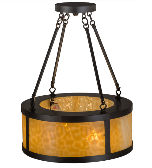 Meyda Tiffany Pomona 161333 Ceiling Light - Craftsman Brown