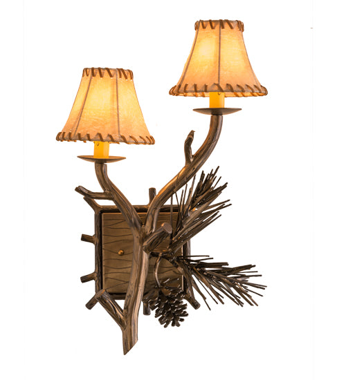 Meyda Tiffany Lone Pine 161368 Wall Light - Antique Copper