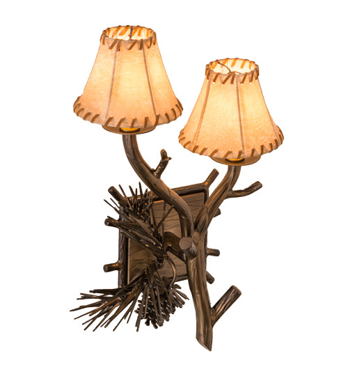 Meyda Tiffany Lone Pine 161370 Wall Light - Antique Copper