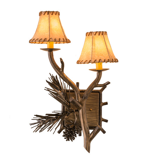 Meyda Tiffany Lone Pine 161370 Wall Light - Antique Copper