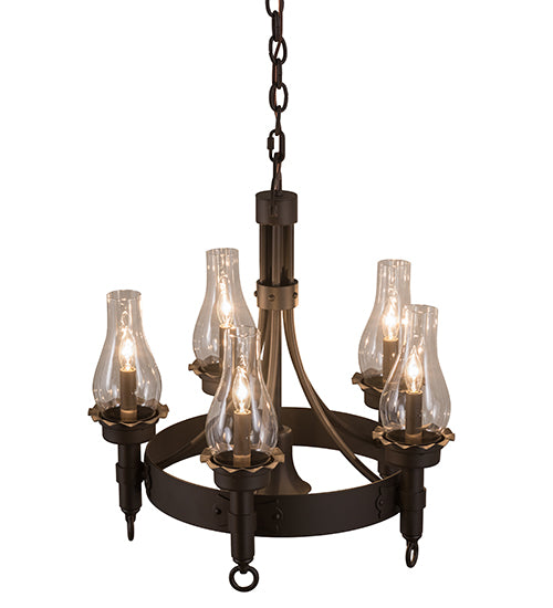 Meyda Tiffany Durango 161543 Chandelier Light - Oil Rubbed Bronze