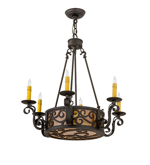 Meyda Tiffany Delano 161588 Chandelier Light - Antique Copper