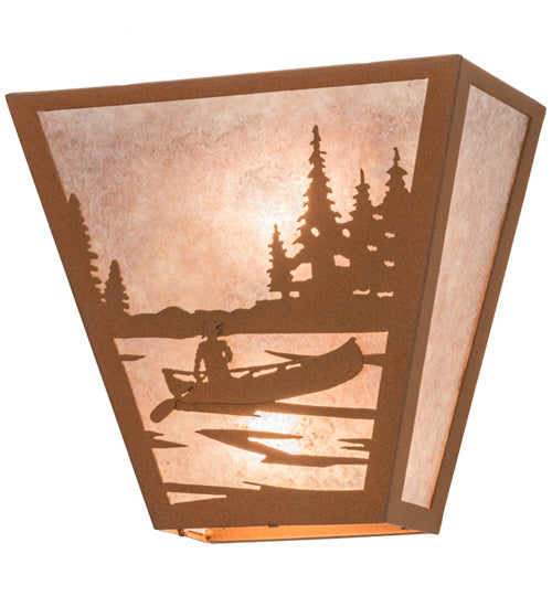 Meyda Tiffany Canoe At Lake 161654 Wall Light - Earth