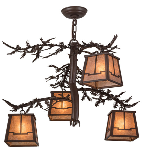 Meyda Tiffany Pine Branch 161741 Chandelier Light - Cafe-Noir