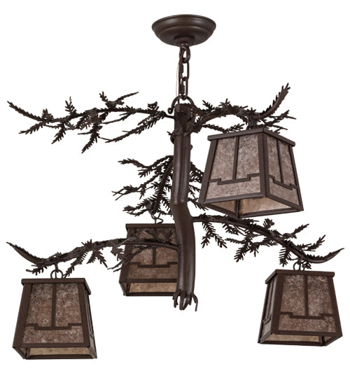 Meyda Tiffany Pine Branch 161741 Chandelier Light - Cafe-Noir