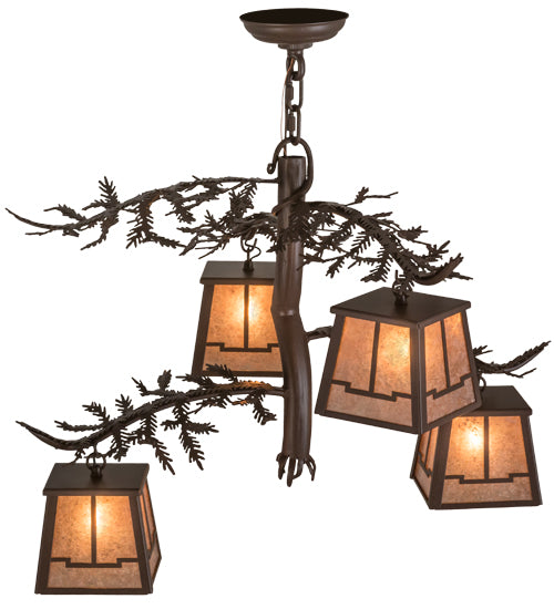 Meyda Tiffany Pine Branch 161741 Chandelier Light - Cafe-Noir