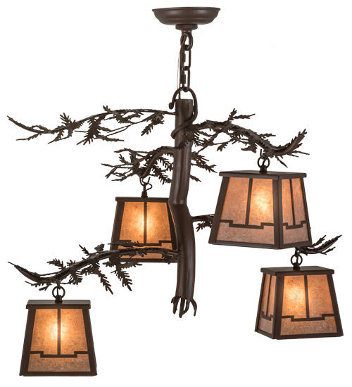 Meyda Tiffany Pine Branch 161741 Chandelier Light - Cafe-Noir