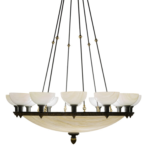 Meyda Tiffany Whitesboro Middle School Auditorium 198020 Chandelier Light - Brass Tint