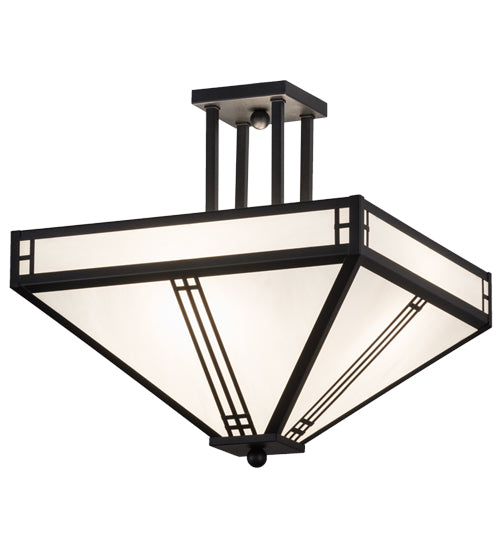 Meyda Tiffany Prairie Loft 161765 Ceiling Light - Natural Wood