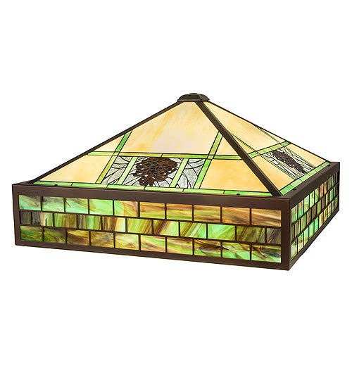 Meyda Tiffany Lighting 161980 Pinecone Ridge Shade Lamp Shade