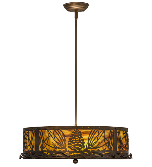 Meyda Tiffany Mountain Pine 162106 Pendant Light - Antique Copper