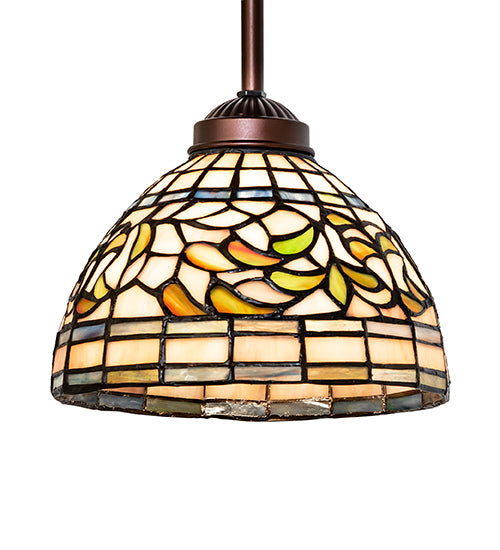 Meyda Tiffany Tiffany Turning Leaf 16211 Pendant Light - Mahogany Bronze