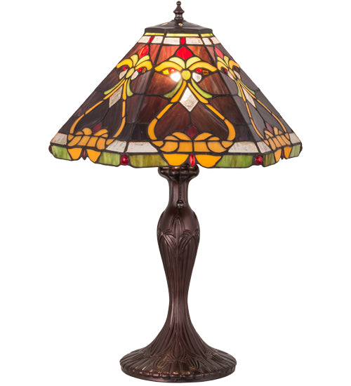 Meyda Tiffany Lighting 162203 Middleton One Light Table Lamp Lamp Bronze / Dark