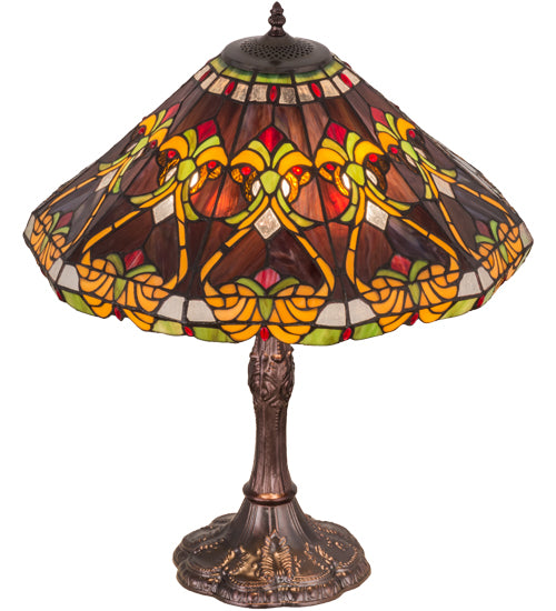 Meyda Tiffany Lighting 162204 Middleton One Light Table Lamp Lamp Bronze / Dark
