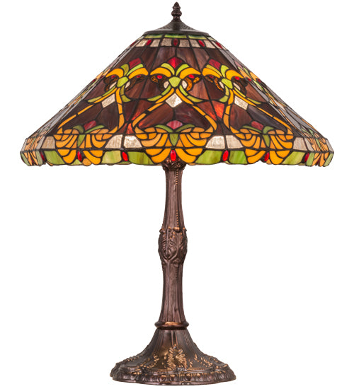 Meyda Tiffany Lighting 162204 Middleton One Light Table Lamp Lamp Bronze / Dark