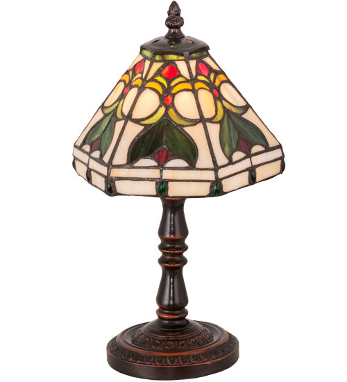 Meyda Tiffany Lighting 162205 Middleton One Light Mini Lamp Lamp Bronze / Dark