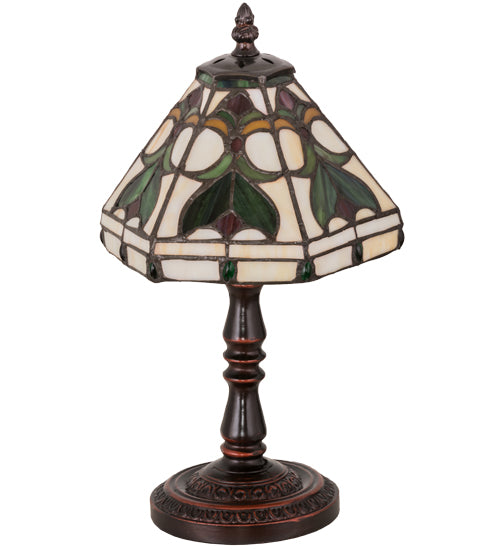 Meyda Tiffany Lighting 162205 Middleton One Light Mini Lamp Lamp Bronze / Dark