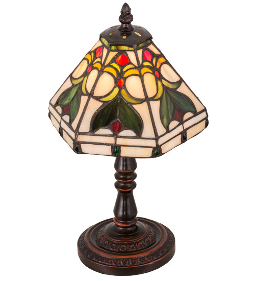 Meyda Tiffany Lighting 162205 Middleton One Light Mini Lamp Lamp Bronze / Dark