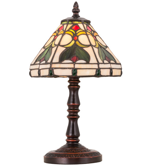 Meyda Tiffany Lighting 162205 Middleton One Light Mini Lamp Lamp Bronze / Dark